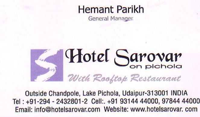 Hotel Sarovar